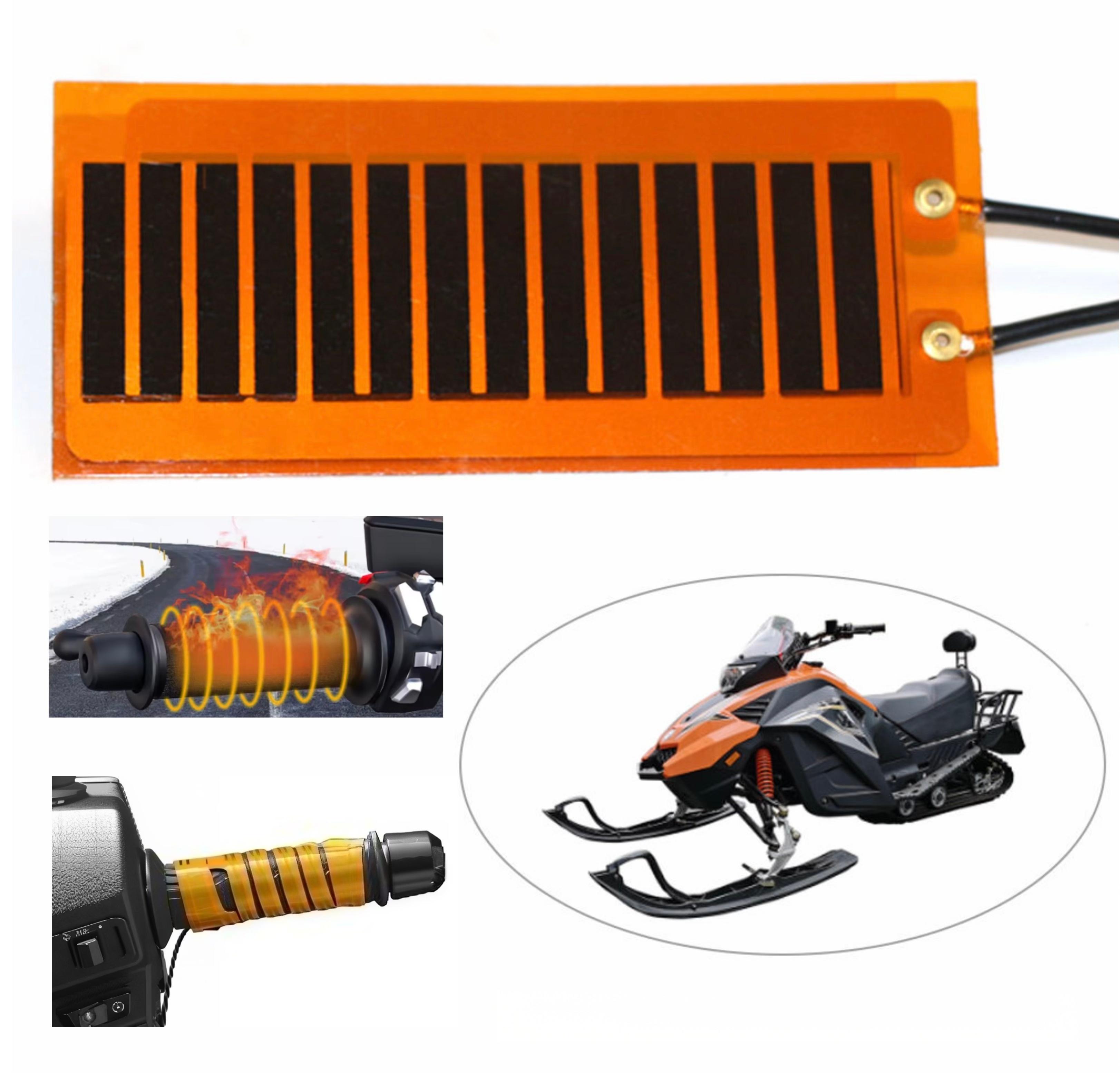 Chauffage Polyimide pour guidons moto